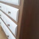 Commode relookée rose poudrée
