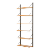 Système d'étagères modulaires scandinaves en chêne, années 1960