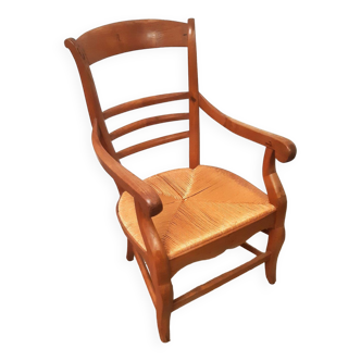 nurse's chair, period restoration in blond walnut, mulch seat refurbished