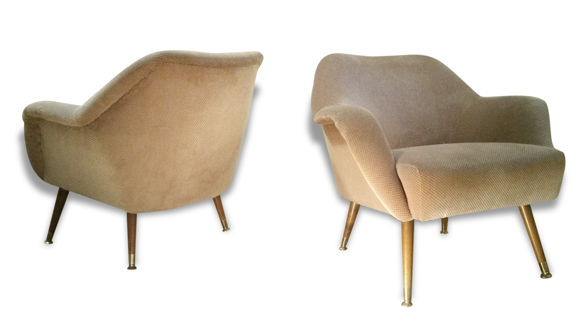 1/3 Club Chair organic restored 50-60 years