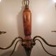Pair of large antique candlestick wall sconces