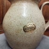 Handmade Vallauris beige pitcher