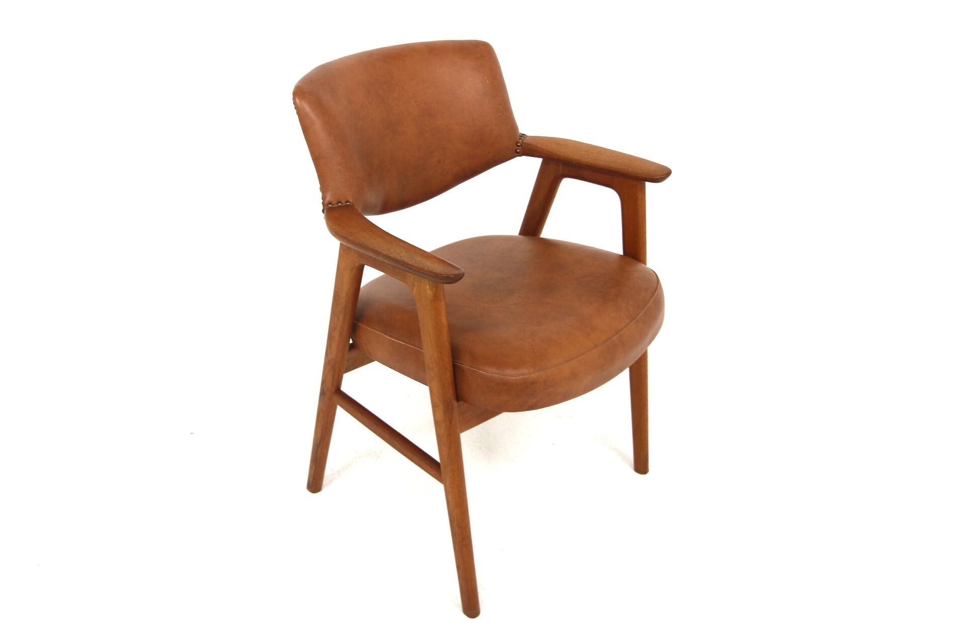 Scandinavian teak armchair Erik Kirkegaard Sweden 1960