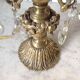 Paire de girandoles anciennes en bronze, vers 1900.