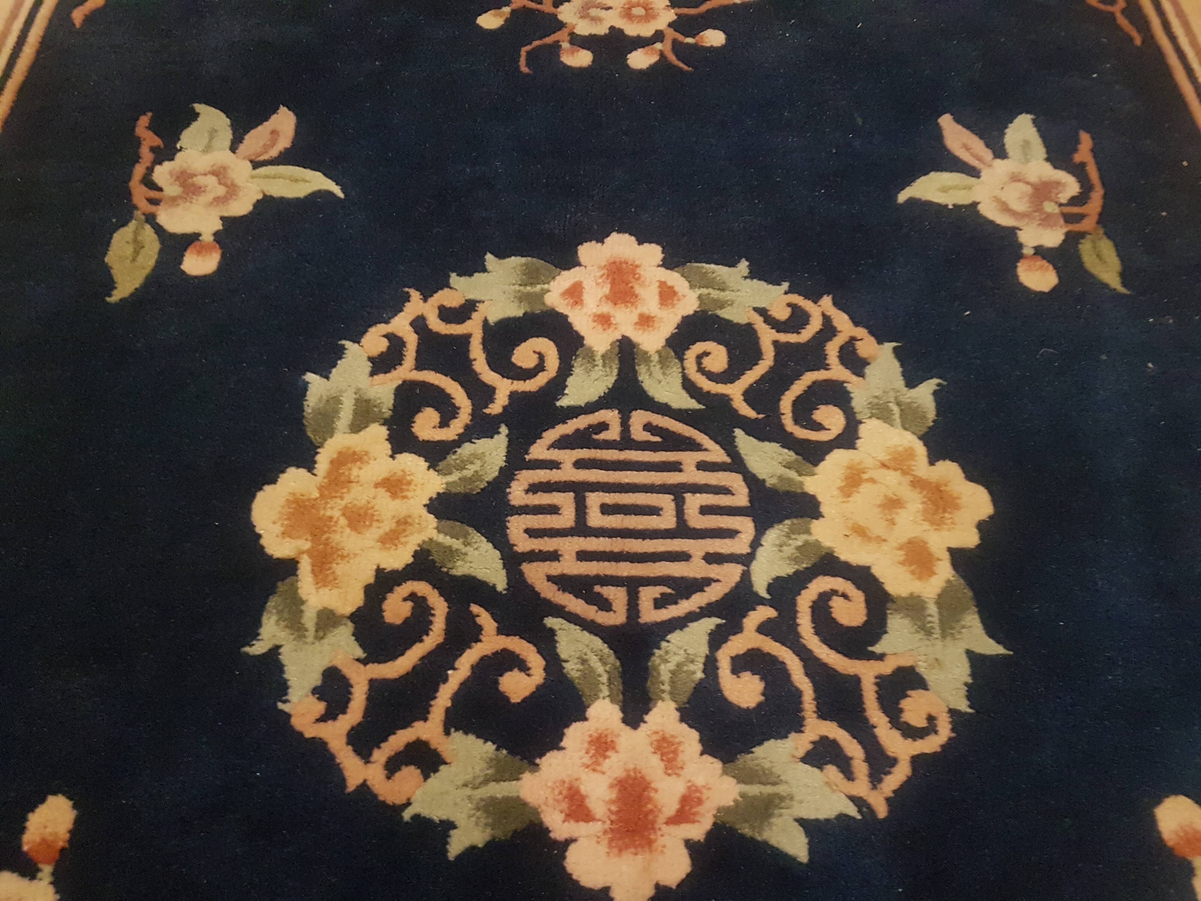 Chinese carpet 100% wool 141x208cm