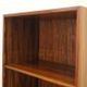 Danish rosewood veneered shelving unit on splayed legs, 1960s