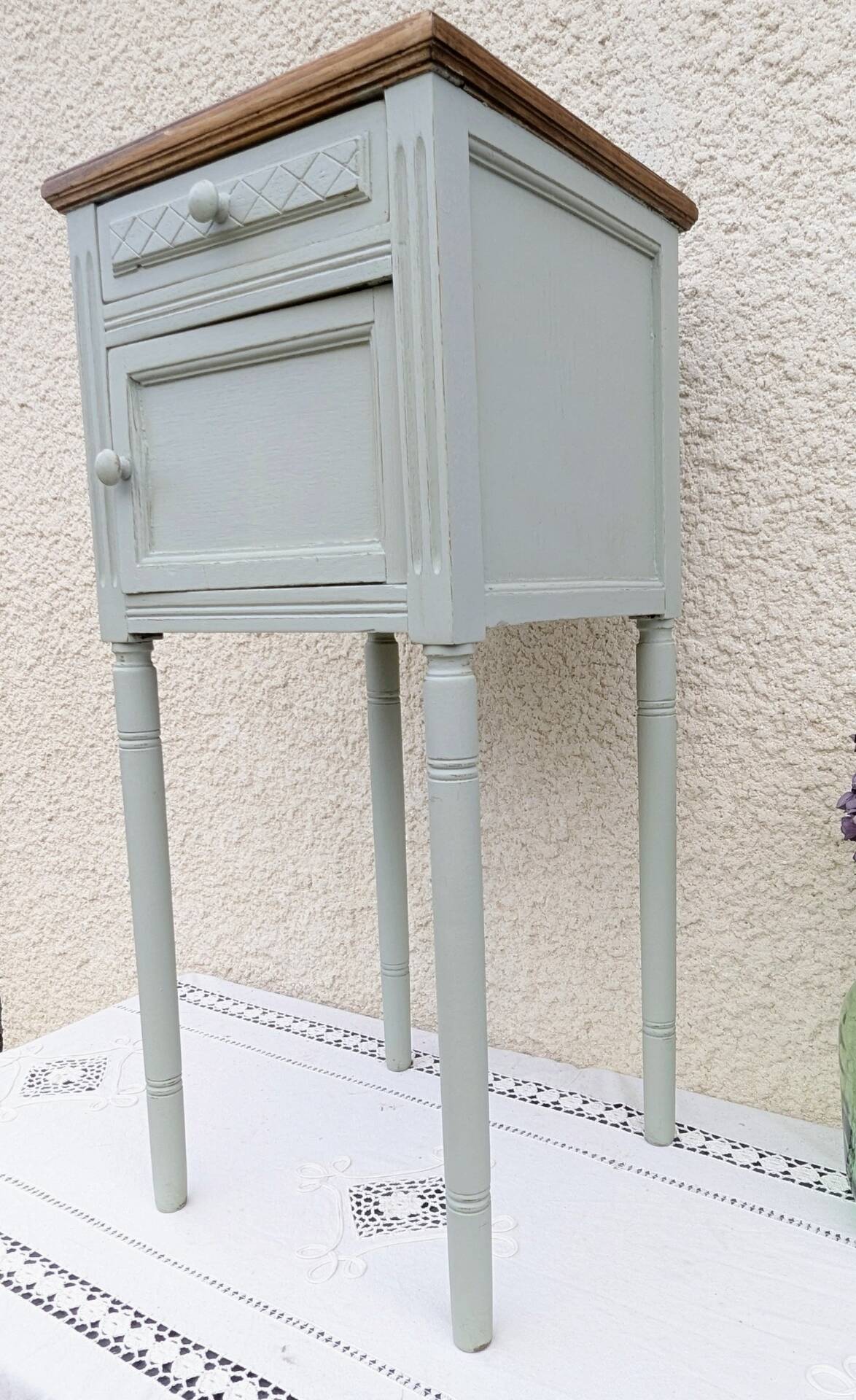 Shabby chic bedside table