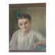 Painting "Portrait of a girl", 1950s
