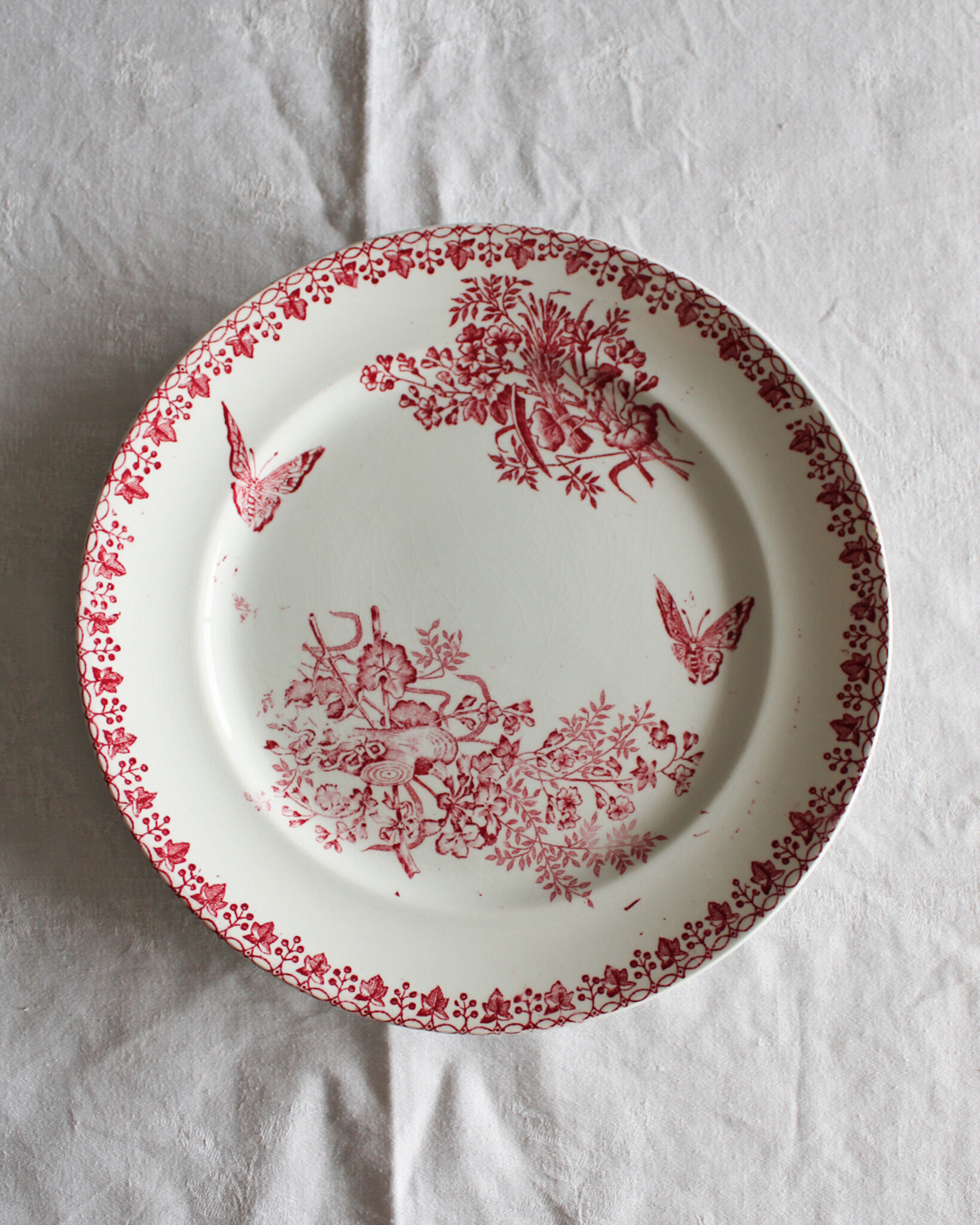 Mismatched old plates