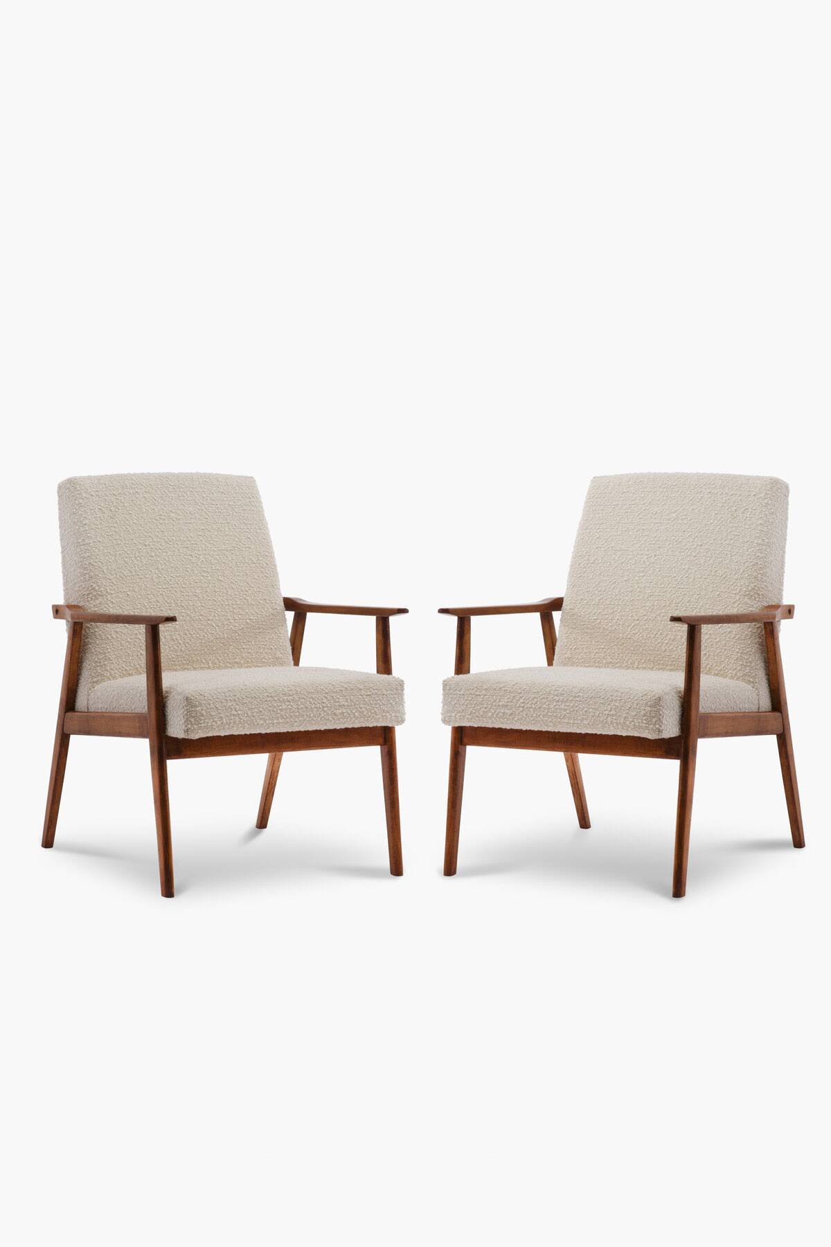 Paire de fauteuils śnieżnik des années 70.