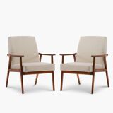 Pair of śnieżnik armchairs from the 70s.