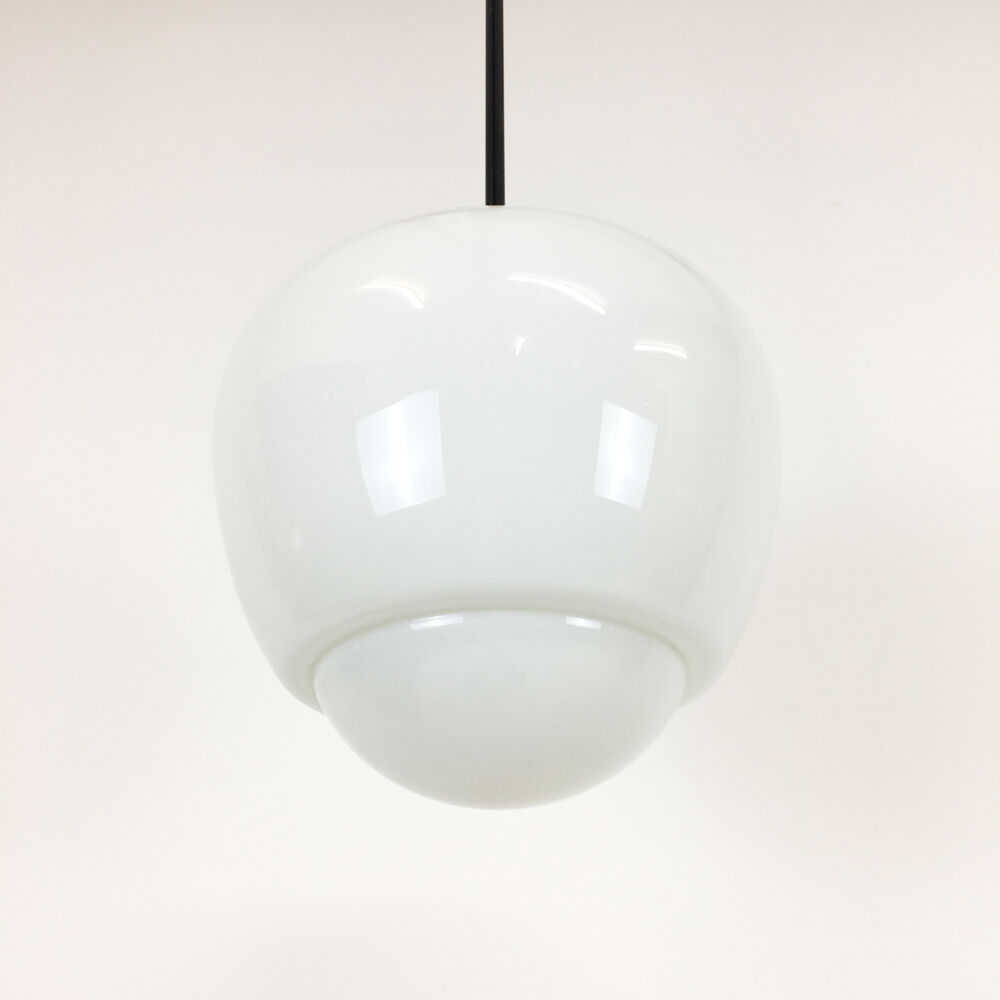 Suspension Czech opaline Teardrop