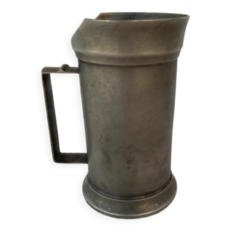 Tin pitcher