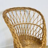 Children's wicker armchair