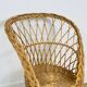 Fauteuil en osier pour enfant