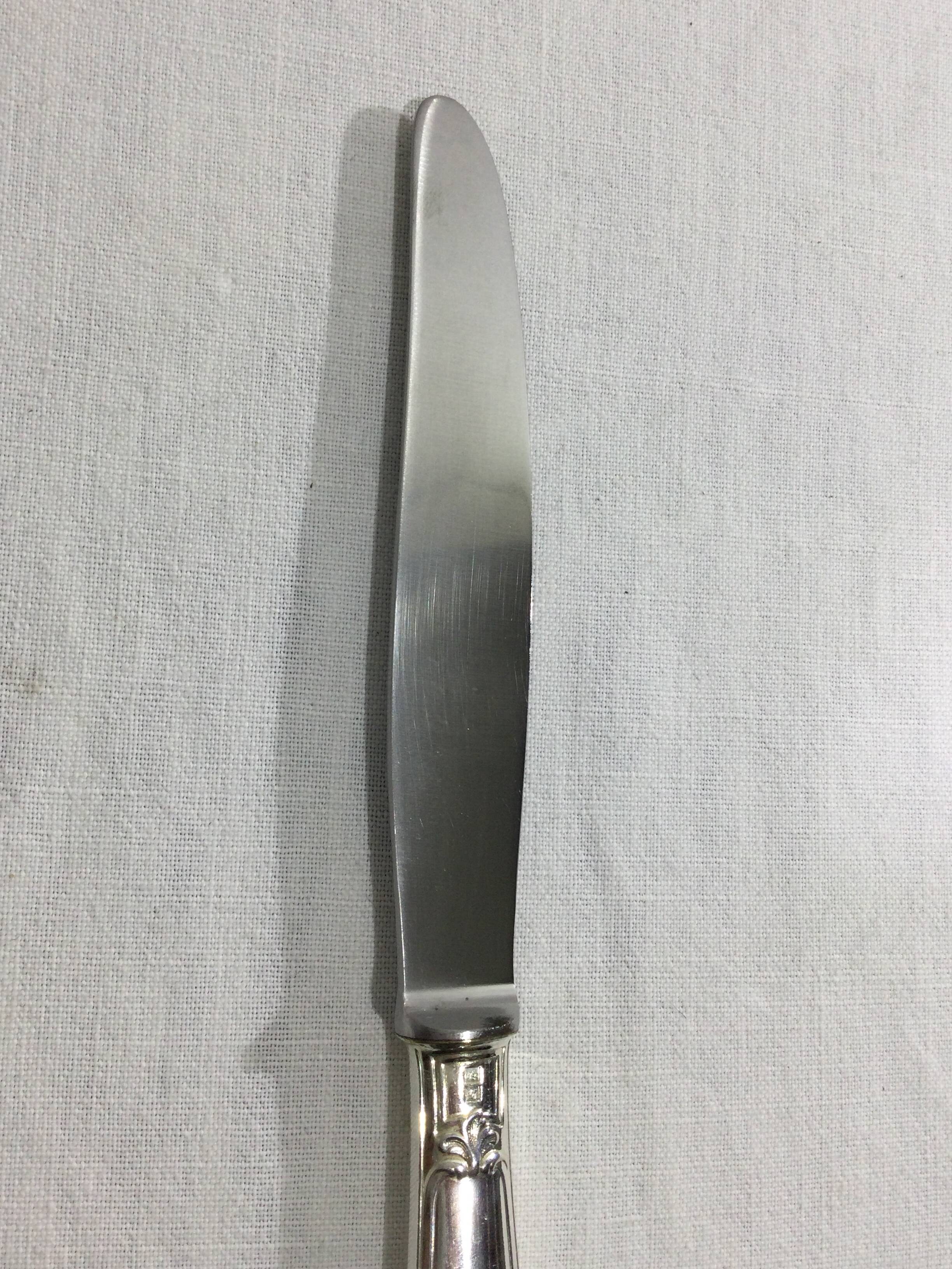 Christofle - Alfenide Silver Metal Knives