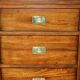 Bibliothèque Vintage Triples Spots Lumineux Armoire de Campagne Militaire Multiyork
