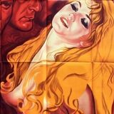Original poster and god created the woman Brigitte Bardot 120x160 cm Roger vadim