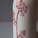 Porcelain vase and biscuit decorated with flowers