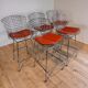 Tabouret de bar par Harry Bertoia pour Knoll International, années 60