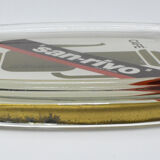 Bank coin pick-up molded glass 1950