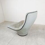 Vintage leather lounge chair by Gerard van den Berg, 1970s