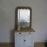 Mirror Louis Philippe XIXth patinated 62x86cm