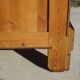 Antique mahogany chest of drawers with white marble.