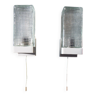Pair of modernist wall lights from the 1960s