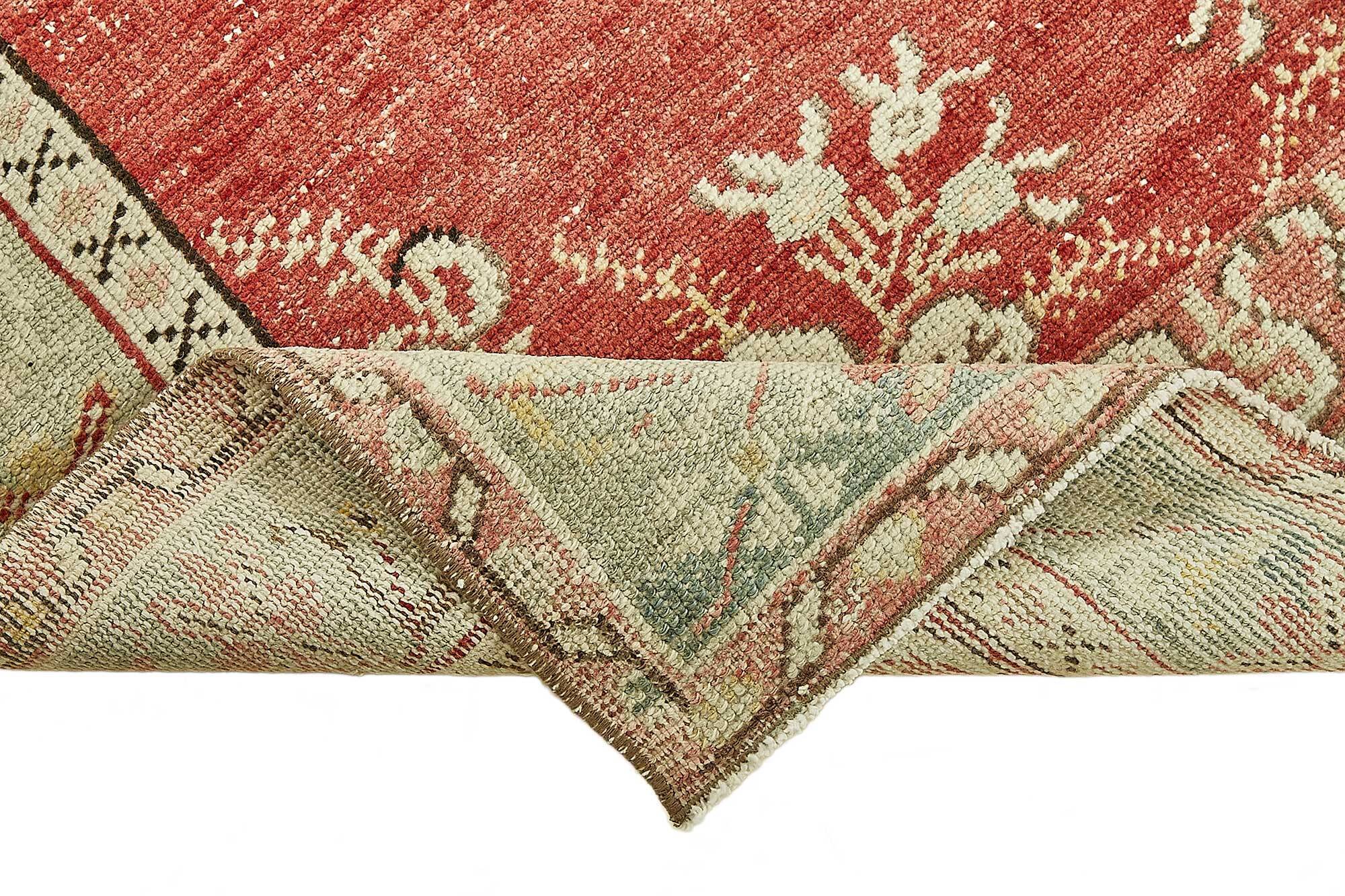 Turkish Vintage Anatolian Rug 100 cm x 205 cm