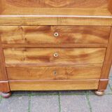 19th-century Louis Philippe walnut office secretary.