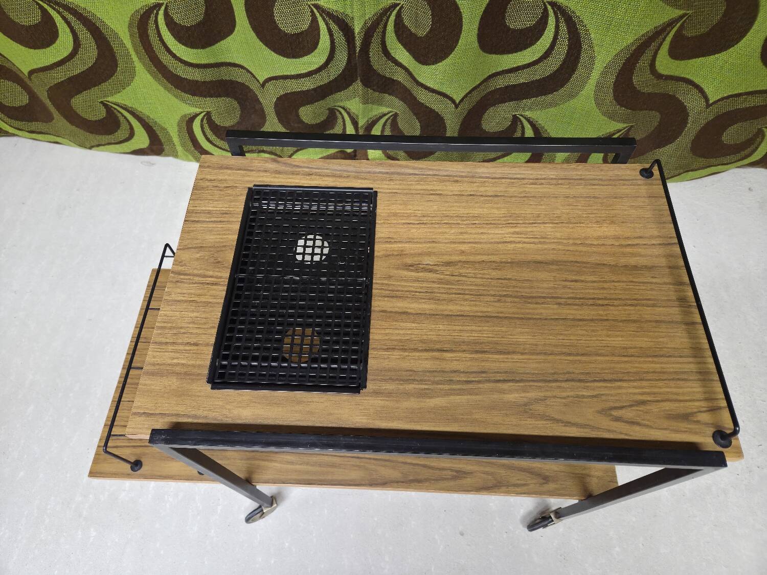 1970s vintage bar cart