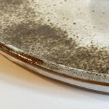 Enamelled stoneware tray and its 7 cups