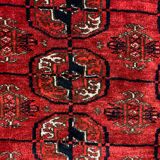 Vintage Afghan Turkoman village Rug 360x240 cm