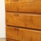 Commode vintage en orme massif, 1970