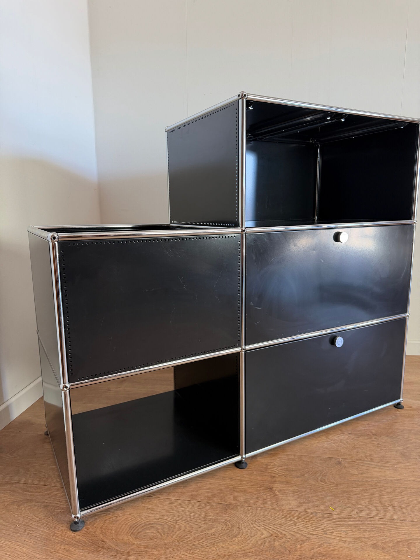 Meuble modulable USM Haller noir