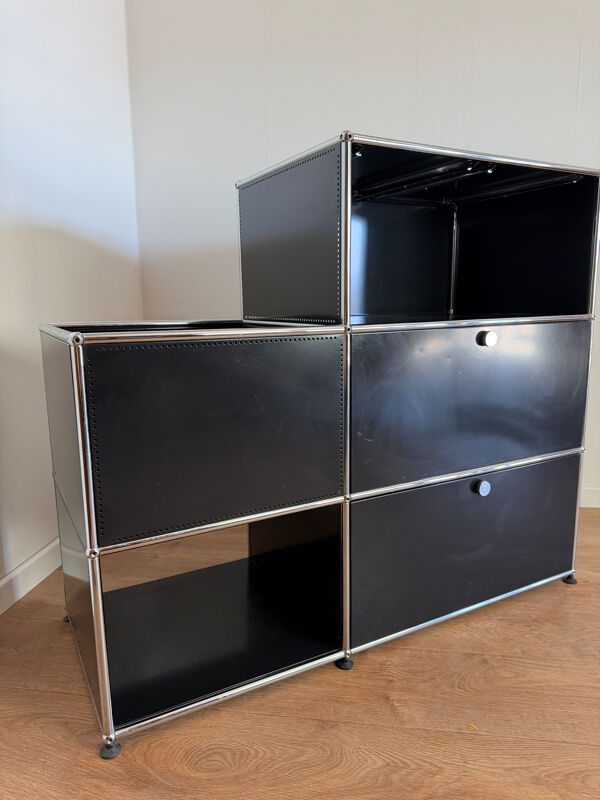 Meuble modulable USM Haller noir