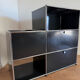 Meuble modulable USM Haller noir