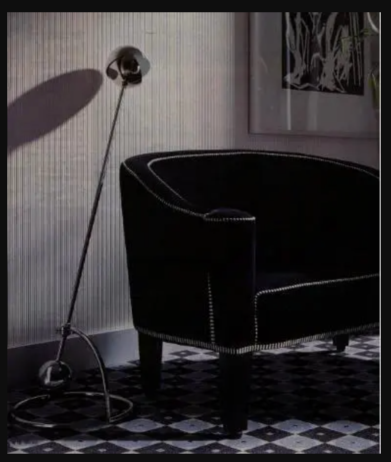 AD5 Swivelling Floor Lamp Bauhaus, design from 1924, Woka edition