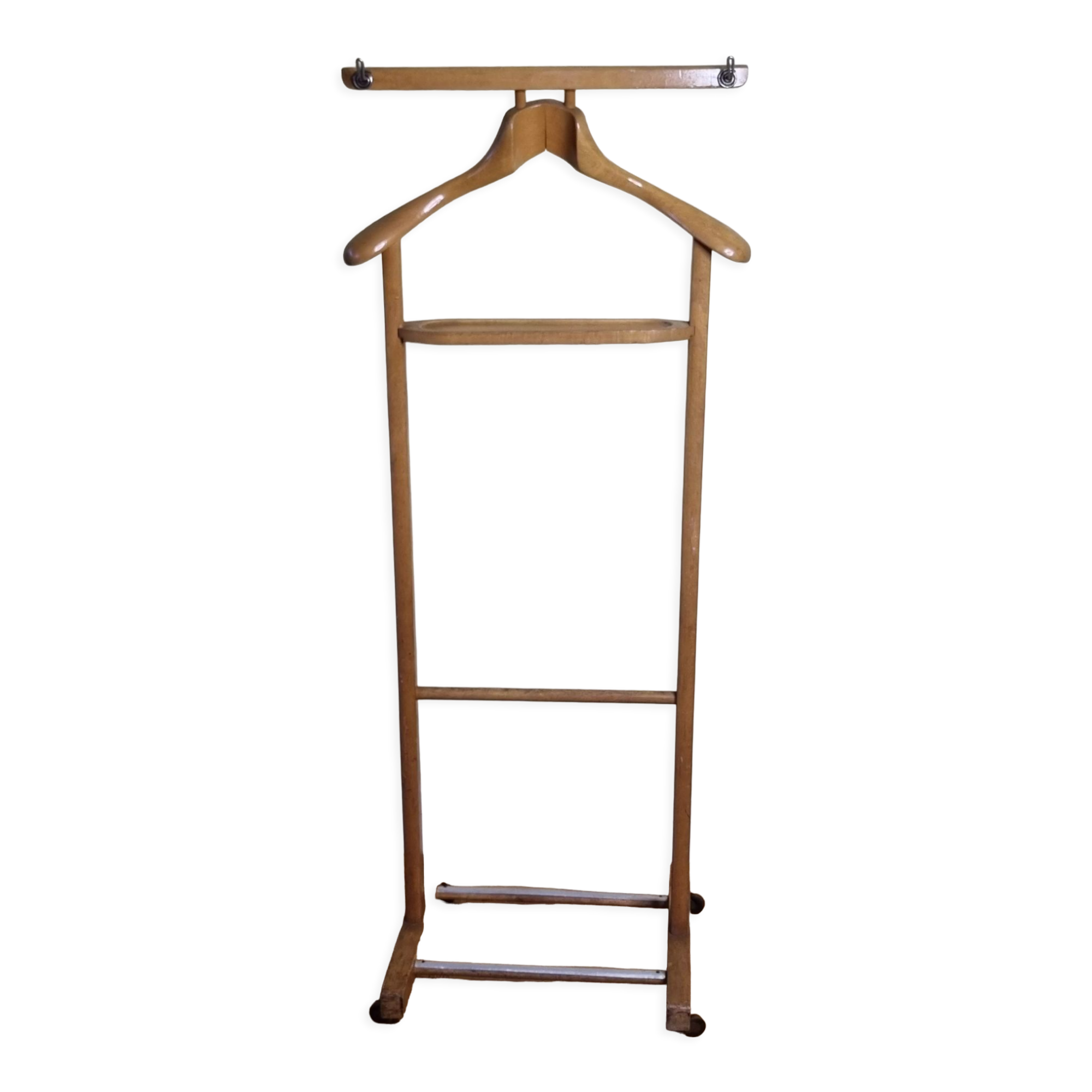 Night valet, blond wood, 50s