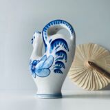 Old ceramic rooster pitcher
