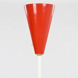 Italian floor lamp in lacquered metal, circa 1960