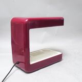 Isos burgundy lamp Giotto Stoppino Tronconi 1972