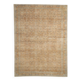 Grand Tapis Vintage Saumon et Beige, Motifs Classiques, 298x400 Cm