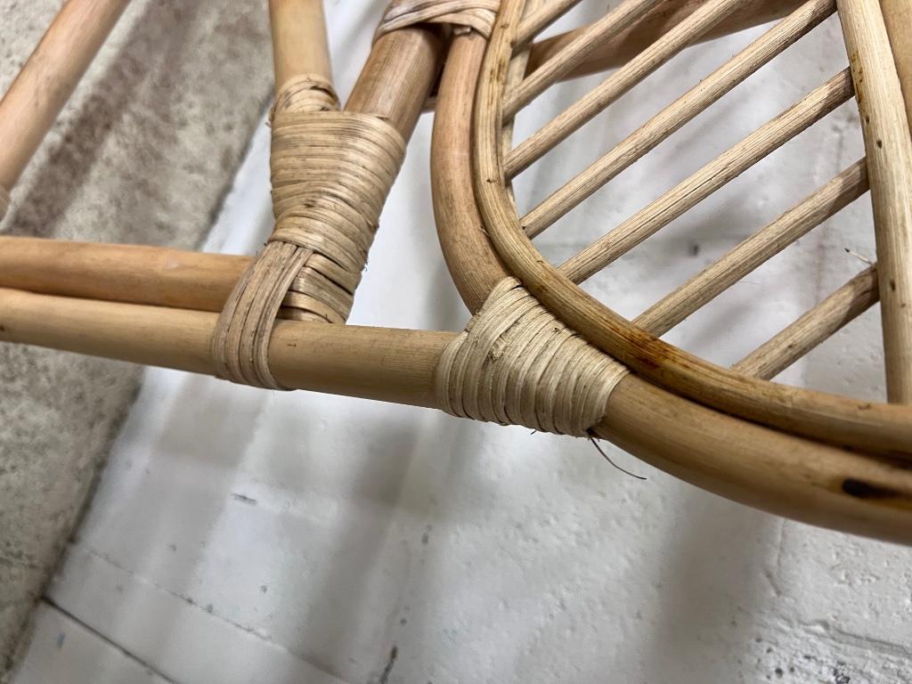 Handmade wicker headboard