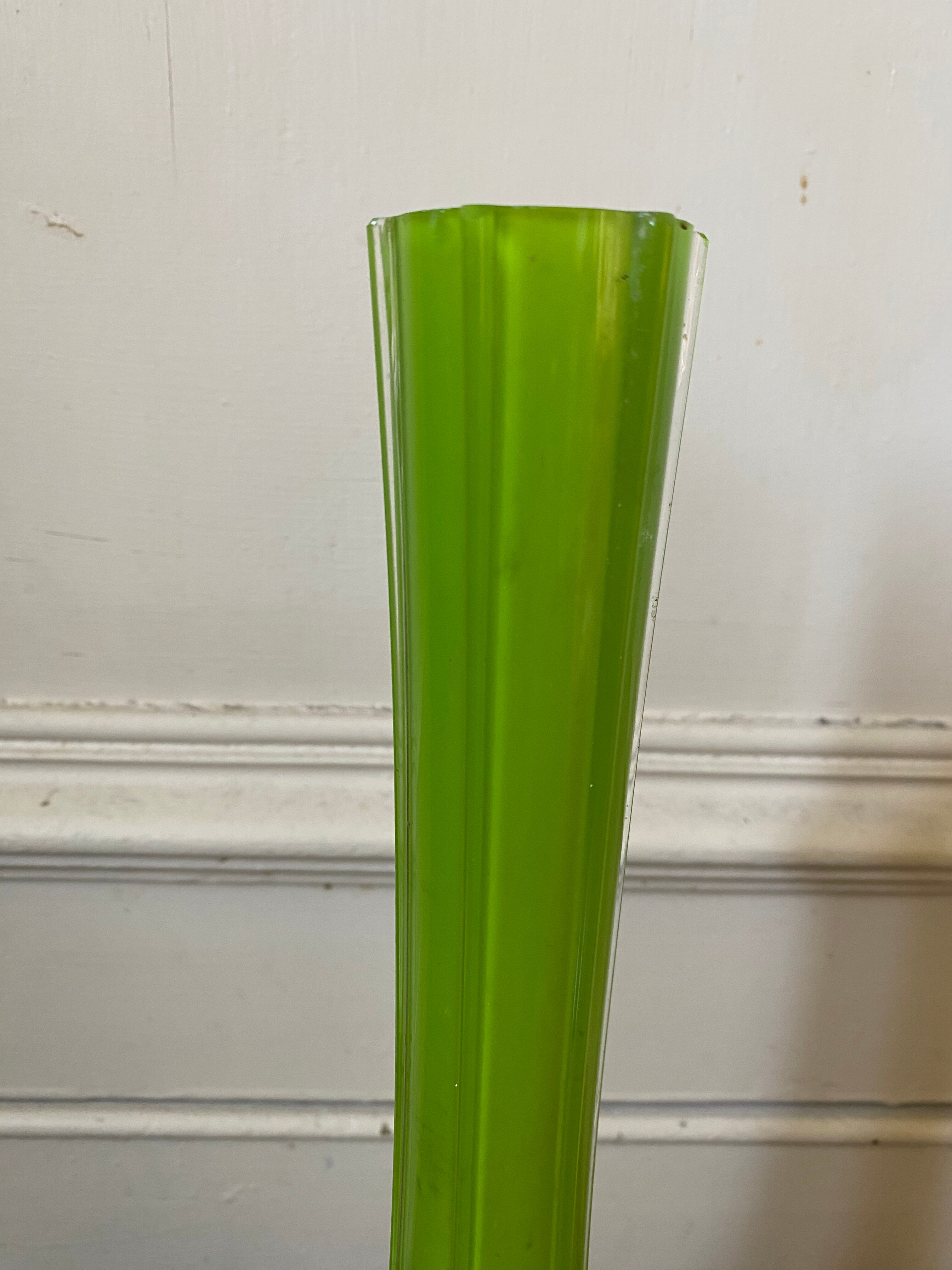 Green vase from the 50s
