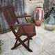 Elegant Folding Garden Chair in Teak – beautiful era holiday style