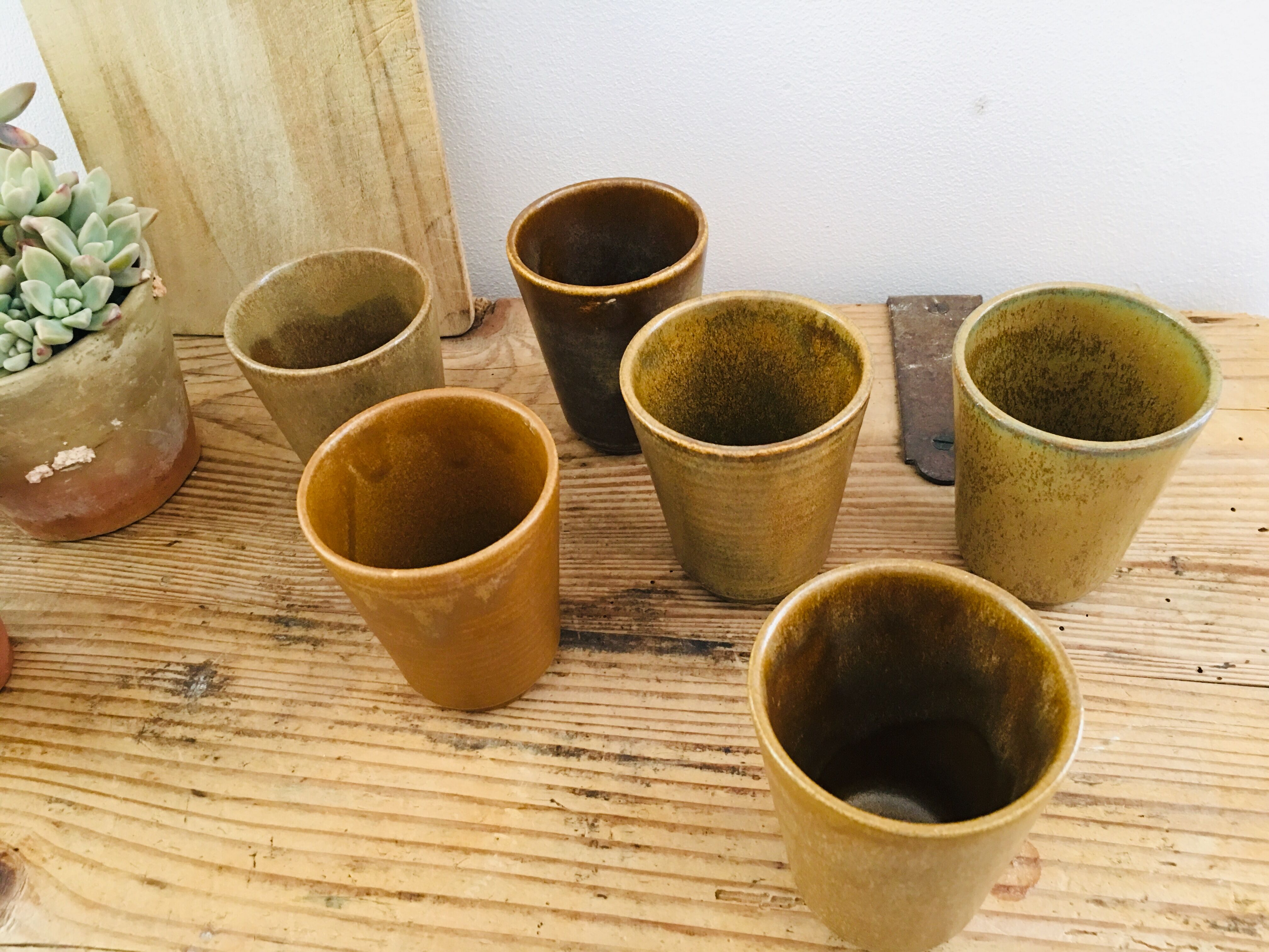 Terracotta mugs