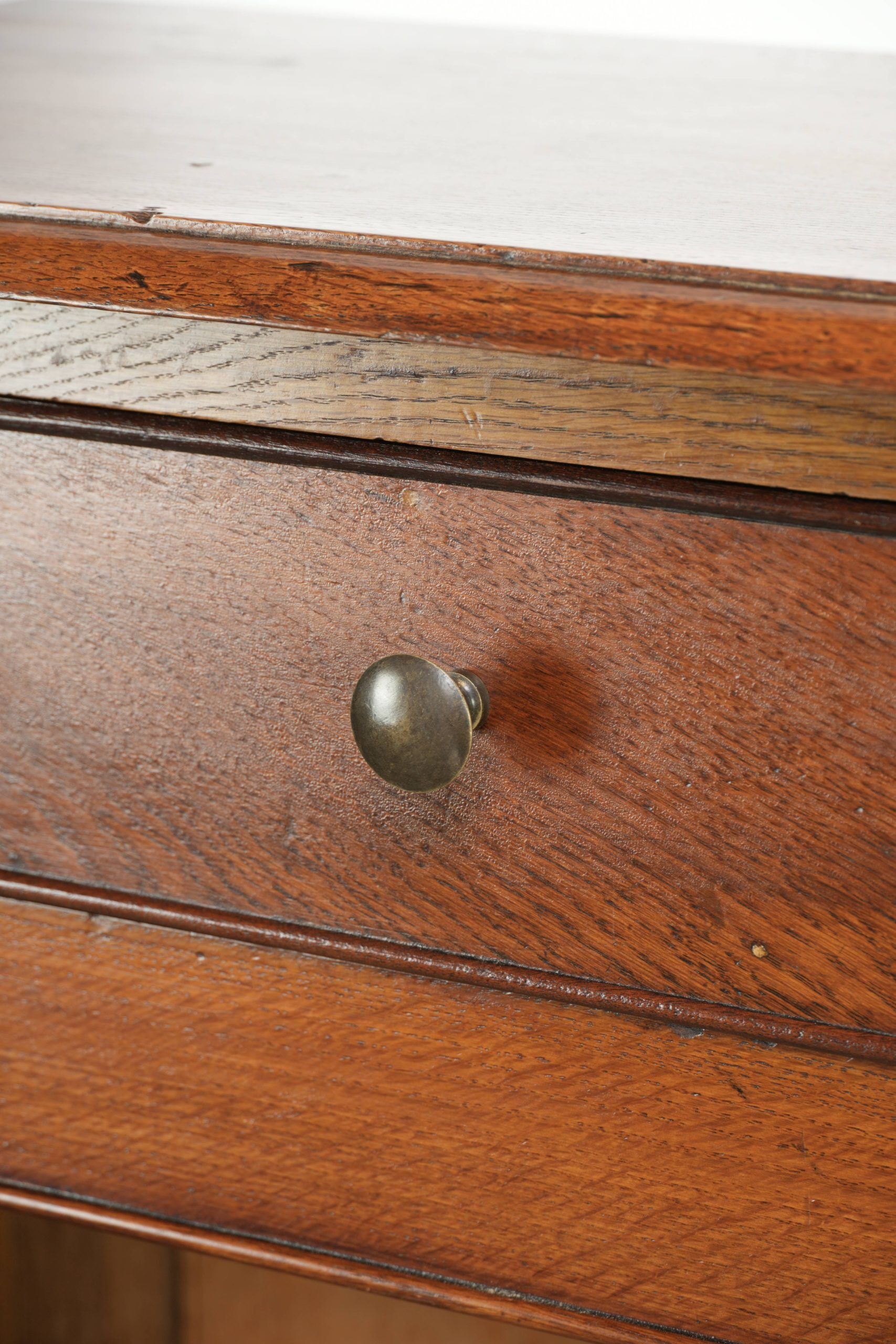 Antique English oak bookcase / shelving unit from the mid-19th century