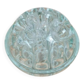 Vintage moulded glass flower holder – France Reims